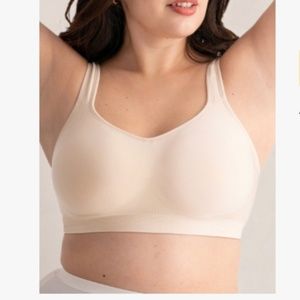Shapermint truekind daily comfort wireless shaper bra beige XL